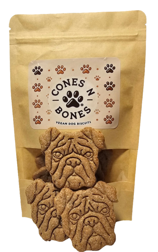 Boxer - Peanut Butter & Banana Dog Biscuits