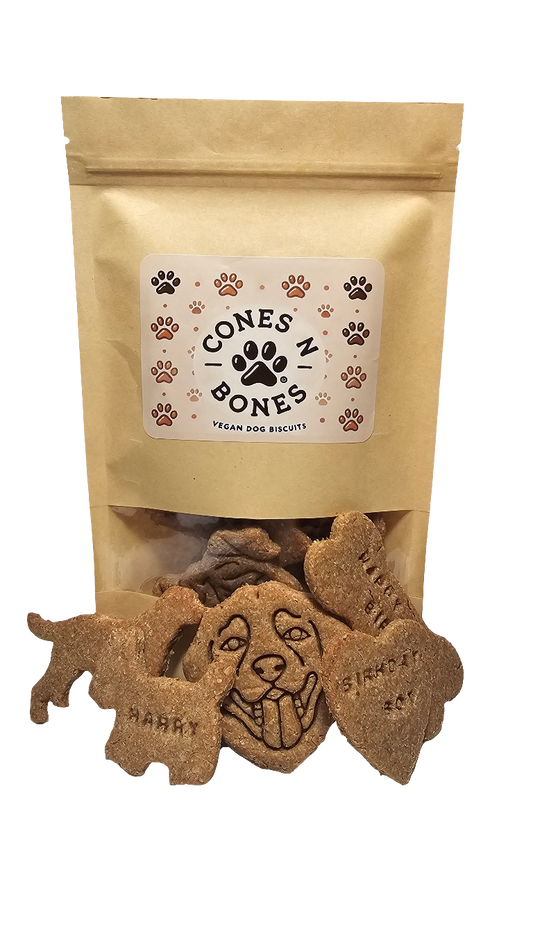 Personalised Birthday Biscuits - Peanut Butter & Banana Biscuits